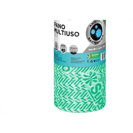 Pano Multiuso Superpro Bettanin Perfex Verde Com 30M X 0,27M Pano Multiuso Superpro Bettanin Perfex Verde Com 30M X 0,27M