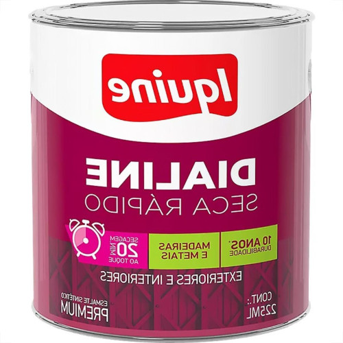 Tinta Esmalte Iquine Seca Rapido 750Ml Branco Neve