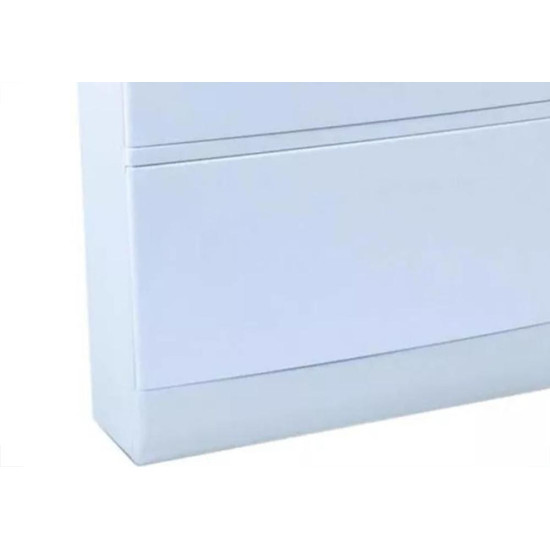 Centrinho Steck Pvc Sobrepor Branco Para 24 Disjuntores Din Sem Barramento