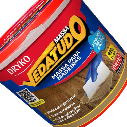 Massa F12 Dryko 400G Cerejeira Massa F12 Dryko 400G Cerejeira