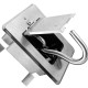 Gancho Armador Rede Alianca Luxo Embutir Cromado 7323 Ip