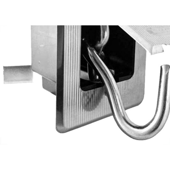Gancho Armador Rede Alianca Luxo Embutir Cromado 7323 Ip