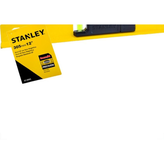 Nivel Aluminio Stanley 12'' Com Base Magnetica - 42-886S Nivel Aluminio Stanley 12'' Com Base Magnetica - 42-886S