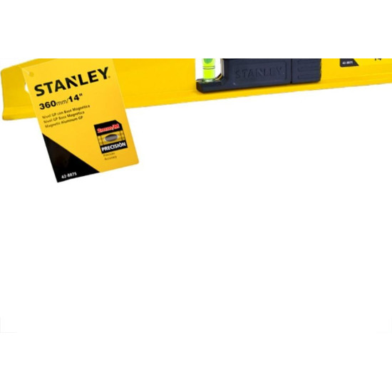 Nivel Aluminio Stanley 14'' Com Base Magnetica - 42-887S Nivel Aluminio Stanley 14'' Com Base Magnetica - 42-887S