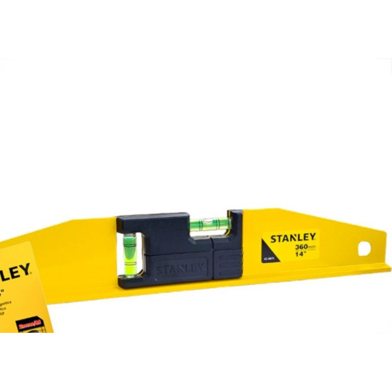 Nivel Aluminio Stanley 14'' Com Base Magnetica - 42-887S Nivel Aluminio Stanley 14'' Com Base Magnetica - 42-887S