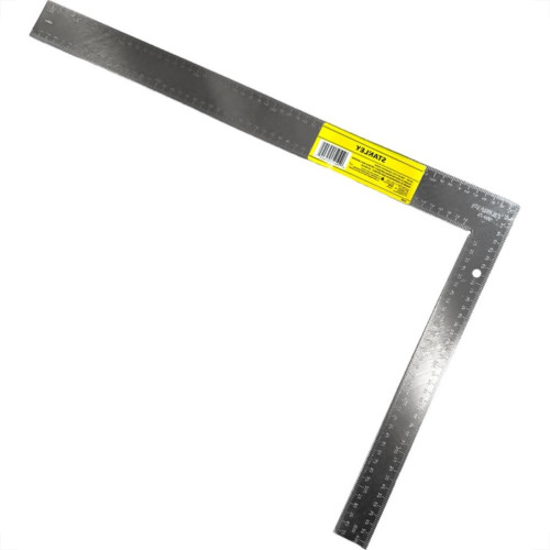 Esquadro Stanley Aco Inox 400Mm X 600Mm Profissional - 45-600 Esquadro Stanley Aco Inox 400Mm X 600Mm Profissional - 45-600