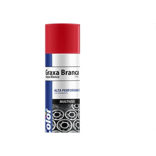 Graxa Spray Chemicolor Branca Litio 250Ml/125G. Graxa Spray Chemicolor Branca Litio 250Ml/125G.