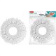 Refil Para Mop Flash Limp Fit Giratorio Branco - Rmop5011 Refil Para Mop Flash Limp Fit Giratorio Branco - Rmop5011