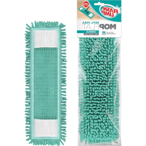 Refil Para Mop Flash Limp Flat Chenile Pano De Microfibra Para Limpeza Seca - Rmop7633 Refil Para Mop Flash Limp Flat Chenile Pano De Microfibra Para Limpeza Seca - Rmop7633