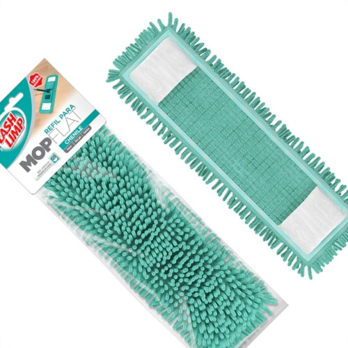 Refil Para Mop Flash Limp Flat Chenile Pano De Microfibra Para Limpeza Seca - Rmop7633 Refil Para Mop Flash Limp Flat Chenile Pano De Microfibra Para Limpeza Seca - Rmop7633