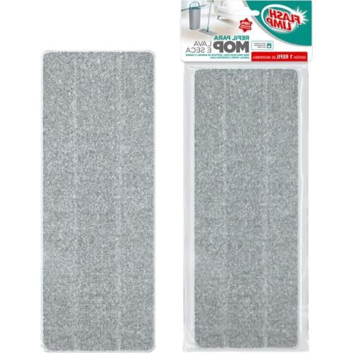 Refil Para Mop Flash Limp Lava E Seca Pano De Microfibra - Rmop7740 Refil Para Mop Flash Limp Lava E Seca Pano De Microfibra - Rmop7740