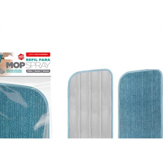 Refil Para Mop Spray E Mop Plano Flash Limp - 3 Em 1 Pano De Microfibra - Rmop7800 Refil Para Mop Spray E Mop Plano Flash Limp - 3 Em 1 Pano De Microfibra - Rmop7800