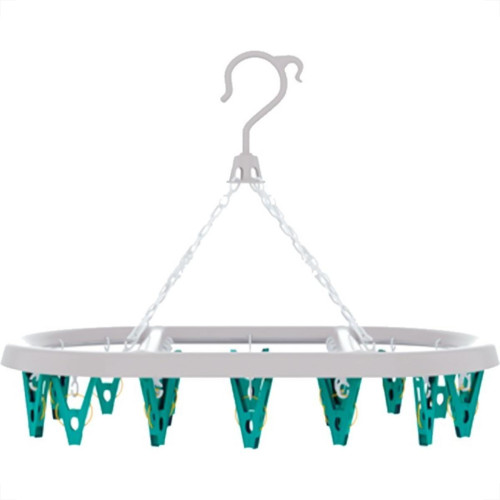 Mini Varal Flash Limp Oval Com 24 Pregadores - Lav6803 Mini Varal Flash Limp Oval Com 24 Pregadores - Lav6803