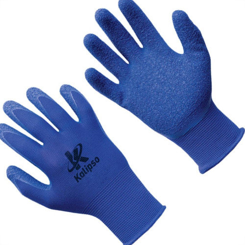 Luva Malha Kalipso Palma Emborrachada Blueflex 8 - M - Kit C/12 Pares Luva Malha Kalipso Palma Emborrachada Blueflex 8 - M - Kit C/12 Pares