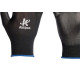 Luva Malha Kalipso Pu Multitato Preta 8 - M - Kit C/12 Pares Luva Malha Kalipso Pu Multitato Preta 8 - M - Kit C/12 Pares