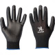 Luva Malha Kalipso Pu Multitato Preta 7 - P - Kit C/12 Pares Luva Malha Kalipso Pu Multitato Preta 7 - P - Kit C/12 Pares