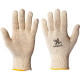 Luva Malha Kalipso Tricotada Branca G - Kit C/12 Pares Luva Malha Kalipso Tricotada Branca G - Kit C/12 Pares