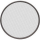Peneira Cafe Aro Plastico Preto 55 - Kit C/6 Pecas