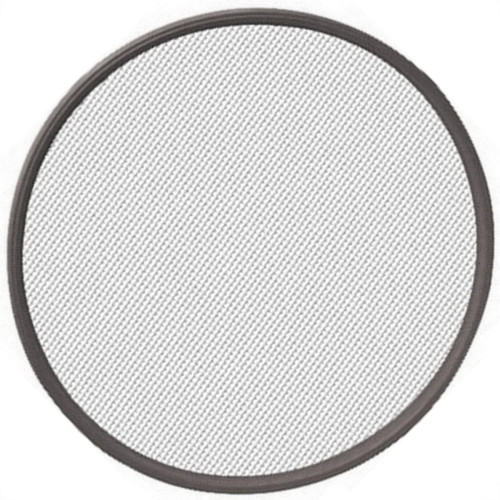 Peneira Cafe Aro Plastico Preto 55 - Kit C/6 Pecas