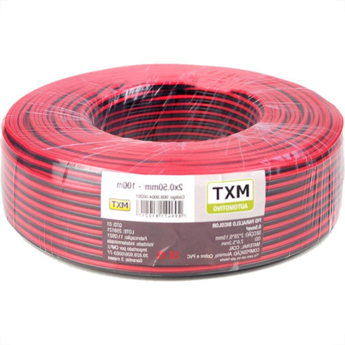 Fio Bicolor Para Som Mxt 2X0,50 Fio Bicolor Para Som Mxt 2X0,50
