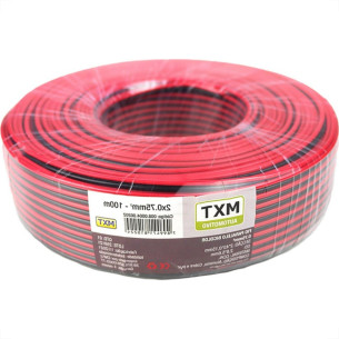 Fio Bicolor Para Som Mxt 2X0,75