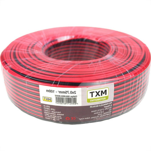 Fio Bicolor Para Som Mxt 2X0,75 Fio Bicolor Para Som Mxt 2X0,75