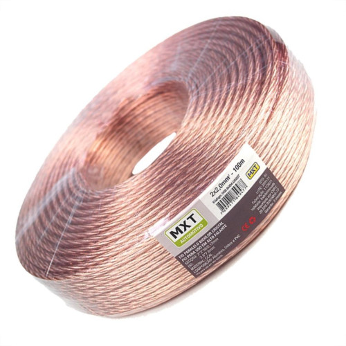 Fio Bicolor Para Som Cristal Mxt 2X2,00 Fio Bicolor Para Som Cristal Mxt 2X2,00