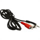 Cabo Audio/Video Mxt 2Rca + P2 - 1,80M Niquelado Cabo Audio/Video Mxt 2Rca + P2 - 1,80M Niquelado