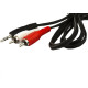Cabo Audio/Video Mxt 2Rca + P2 - 1,80M Niquelado Cabo Audio/Video Mxt 2Rca + P2 - 1,80M Niquelado