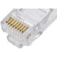 Plug Modular Para Computador Mxt Rj45 (8X8) Para Cat 6 - Pacote Com 100 Plug Modular Para Computador Mxt Rj45 (8X8) Para Cat 6 - Pacote Com 100