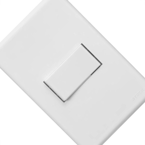 Kit C/2 - Conjunto Steck Linha Stella Com Placa 1 Simples...