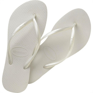 Chinelo Havaianas Slim 37/38 Branco