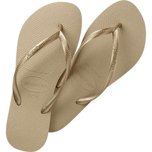 Chinelo Havaianas Slim 33/34 Areia Dourado Claro