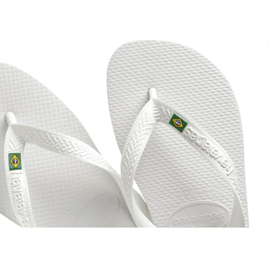 Chinelo Havaianas Brasil 37/38 Branco Chinelo Havaianas Brasil 37/38 Branco