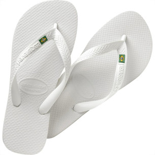 Chinelo Havaianas Brasil 43/44 Branco