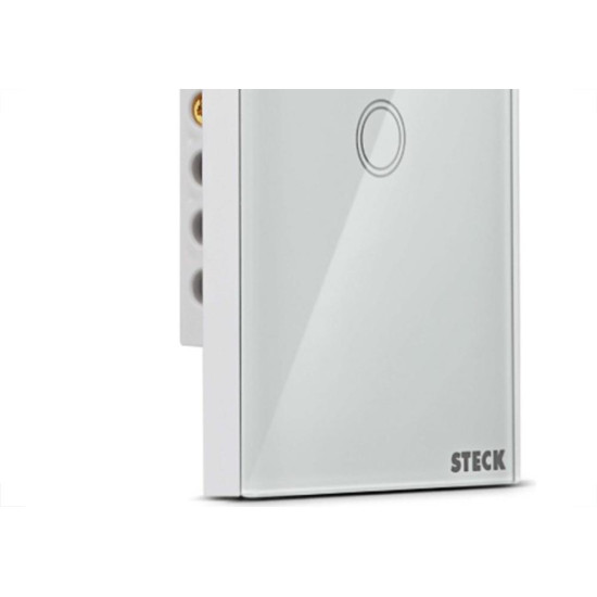 Interruptor Steck Smarteck 1 Modulo Touch Wi-Fi Bivolt Branco - Smci1Bs1