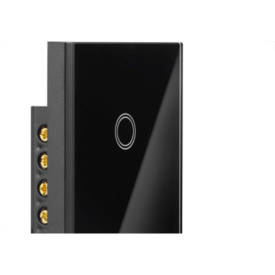 Interruptor Steck Smarteck 2 Modulos Touch Wi-Fi Bivolt Preto - Smci2Ps1
