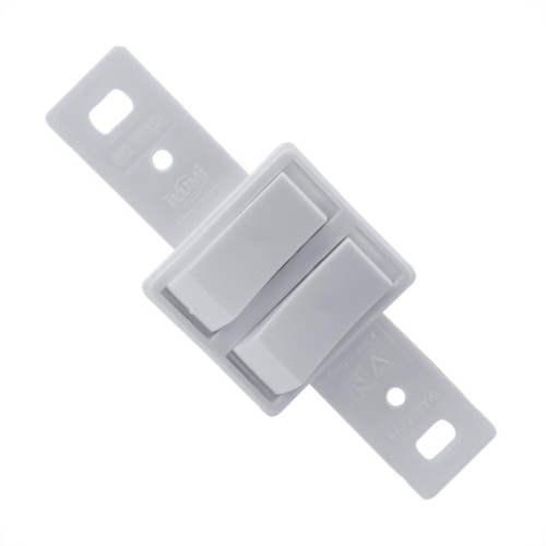 Conjunto Ilumi Stylus Branco Sem Placa 2 Simples - 2018/0 Conjunto Ilumi Stylus Branco Sem Placa 2 Simples - 2018/0