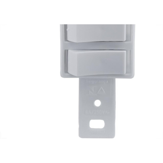 Conjunto Ilumi Stylus Branco Sem Placa 2 Simples - 2018/0 Conjunto Ilumi Stylus Branco Sem Placa 2 Simples - 2018/0