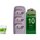 Extensao Ilumi Paralela 2 Polos 0,75Mm Cinza -10M -1793 Extensao Ilumi Paralela 2 Polos 0,75Mm Cinza -10M -1793