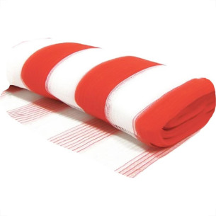 Tela Nylon Sinalizacao Plastcor 1,20M X 50M Pl4020 Laranja/Branca