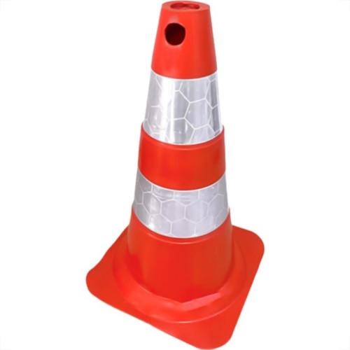 Cone Sinalizacao Plastcor Flexivel 50Cm Laranja Refletivo Cone Sinalizacao Plastcor Flexivel 50Cm Laranja Refletivo