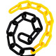 Corrente Pvc Plastcor 05Mm Preta/Amarela Com 100M Corrente Pvc Plastcor 05Mm Preta/Amarela Com 100M