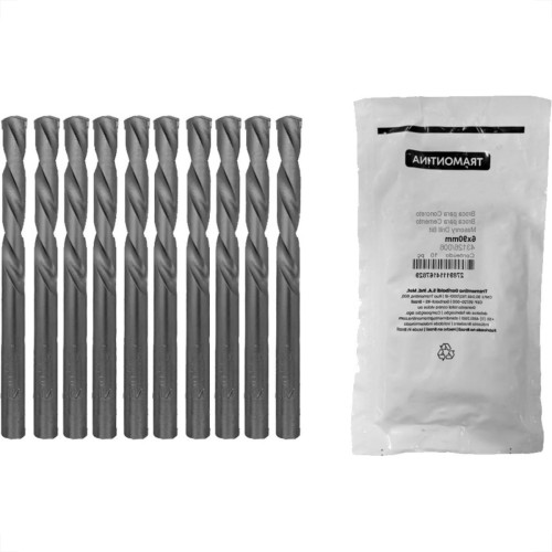 Broca Widea Tramontina Basic 6,0Mm Pacote Com 10 Pecas - 43126/006 - Kit C/10 Pecas Broca Widea Tramontina Basic 6,0Mm Pacote Com 10 Pecas - 43126/006 - Kit C/10 Pecas