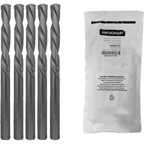 Broca Widea Tramontina Basic 12,0Mm Pacote Com 5 Pecas - 43126/014 - Kit C/5 Pecas Broca Widea Tramontina Basic 12,0Mm Pacote Com 5 Pecas - 43126/014 - Kit C/5 Pecas