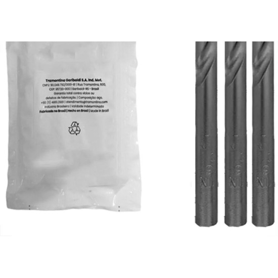 Broca Widea Tramontina Basic 12,0Mm Pacote Com 5 Pecas - 43126/014 - Kit C/5 Pecas Broca Widea Tramontina Basic 12,0Mm Pacote Com 5 Pecas - 43126/014 - Kit C/5 Pecas