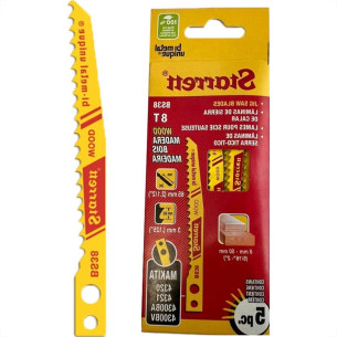 Serra Tico-Tico Lamina Starrett Madeira Bi-Metal Com 5 Pecas Makita Bs38 - 65Mm - 8 T