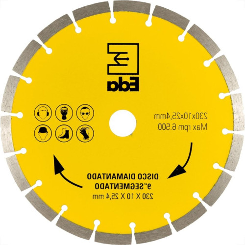 Disco Diamantado Eda Segmentado 230Mm X 25,4Mm - 0Qh Disco Diamantado Eda Segmentado 230Mm X 25,4Mm - 0Qh
