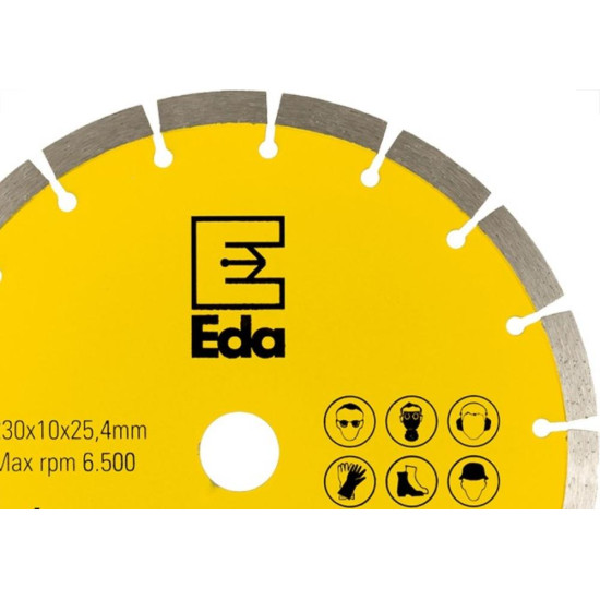 Disco Diamantado Eda Segmentado 230Mm X 25,4Mm - 0Qh Disco Diamantado Eda Segmentado 230Mm X 25,4Mm - 0Qh