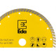 Disco Diamantado Eda Turbo 230Mm X 25,4Mm - 0Qj Disco Diamantado Eda Turbo 230Mm X 25,4Mm - 0Qj